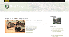 Desktop Screenshot of novedvory.eu
